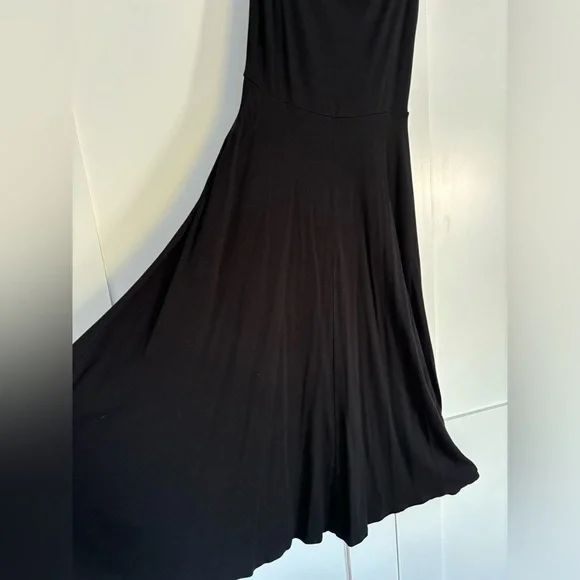 Reformation Mary Midi Dress, Black, Medium - Picture 10 of 15